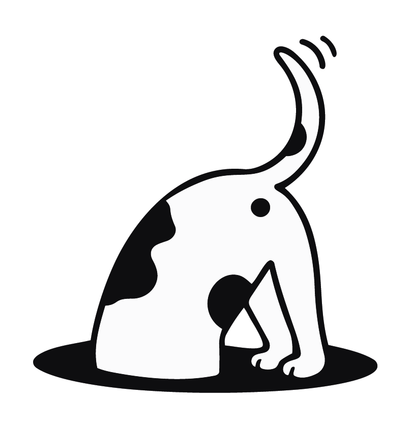 pipe logo perro