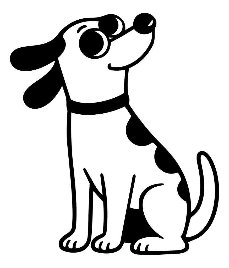 pipe perro ilustracion